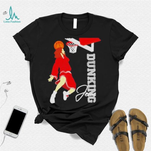 Dunking Jesus Play Basketball Shirt