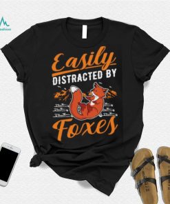 Easily Distracted By Foxes Fox Mountain T Shirt