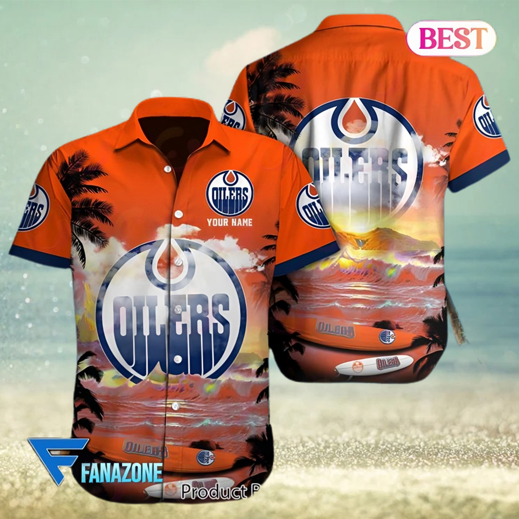 Edmonton Oilers NHL Summer Hawaii Shirt And Tshirt Custom Aloha Shirt -  Trendy Aloha