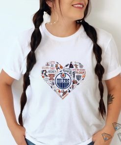 Edmonton Oilers Sport team heart shirt