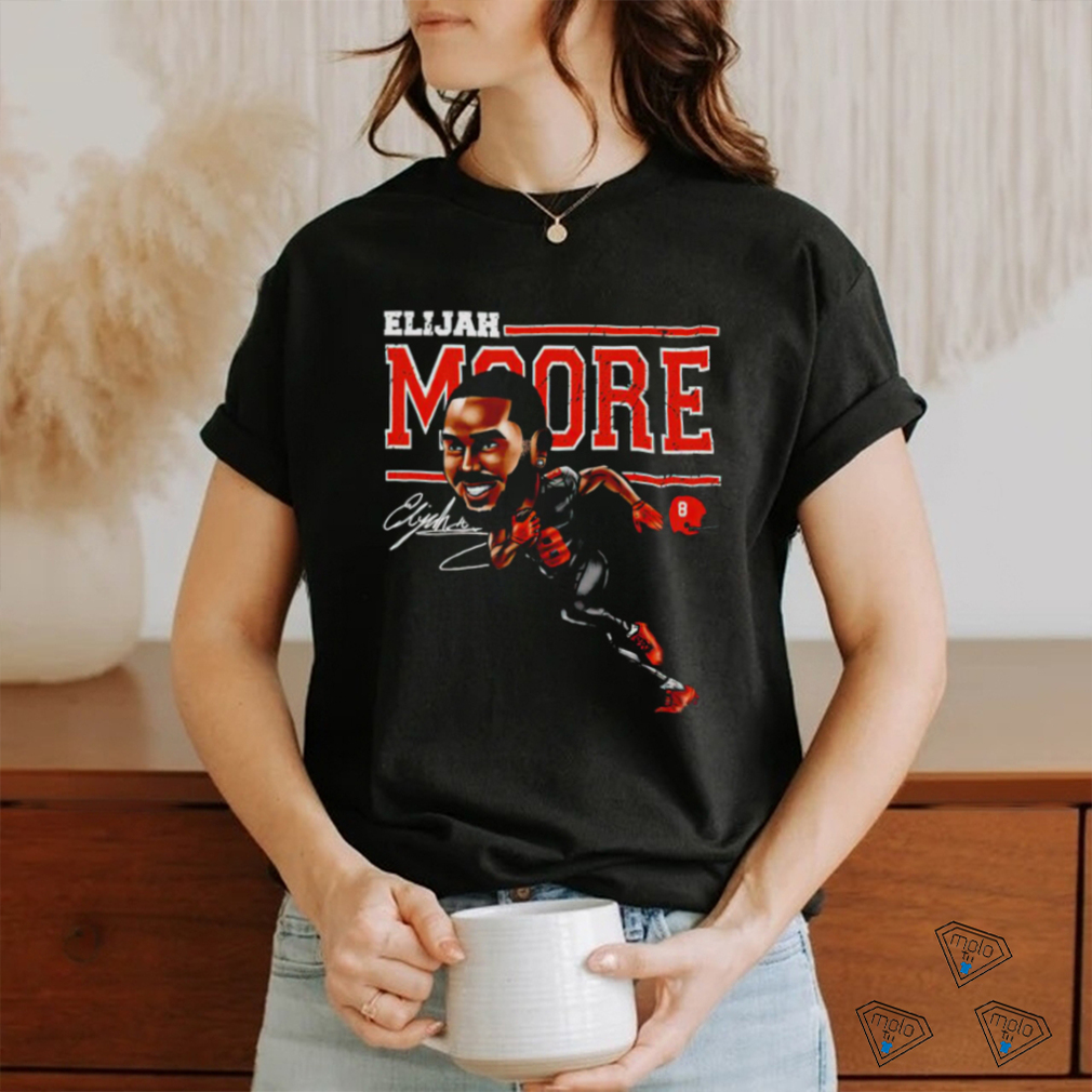 Elijah Moore Cleveland cartoon signature 2023 shirt, hoodie, sweater, long  sleeve and tank top