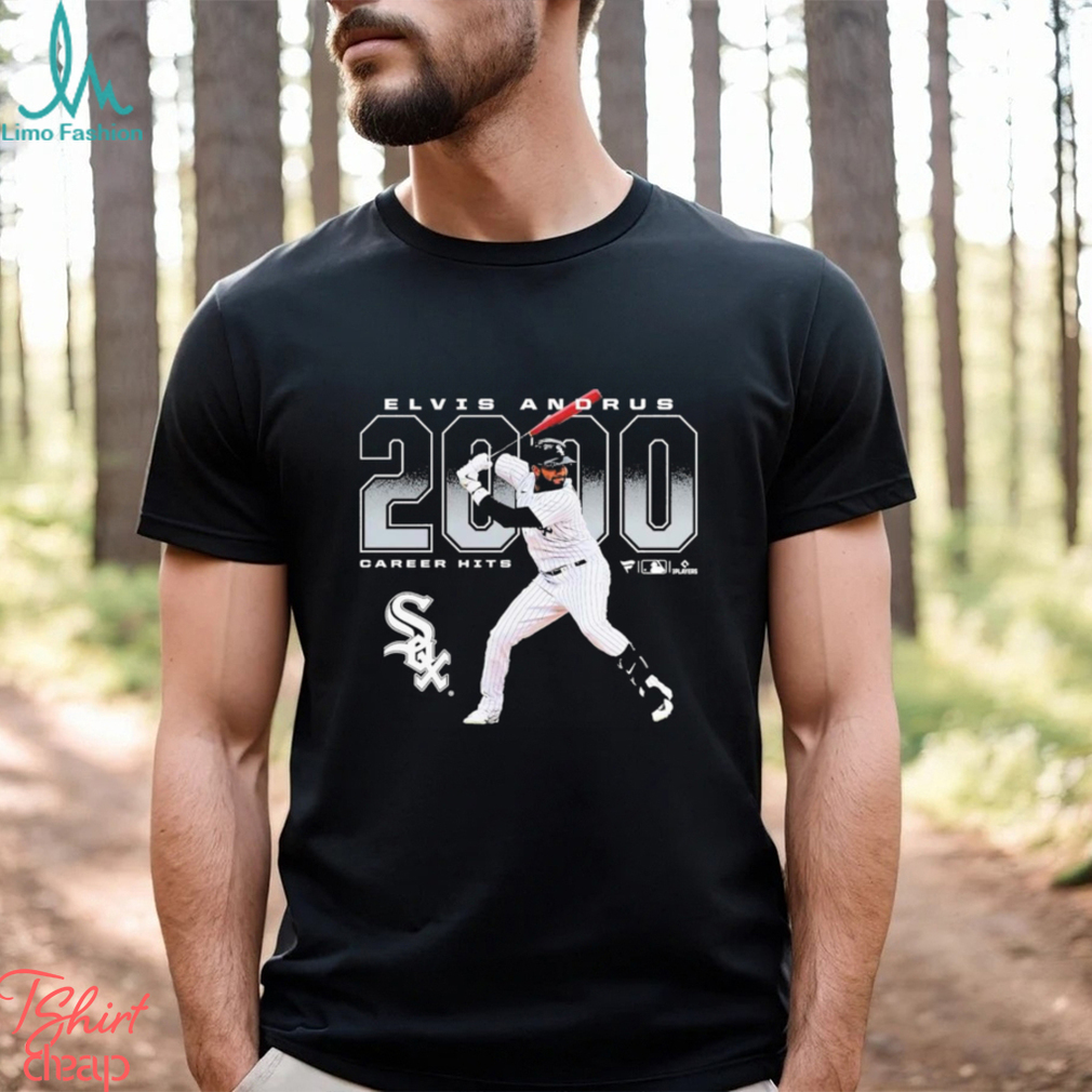 Elvis Andrus Chicago White Sox 2000 Hits T shirt - Limotees