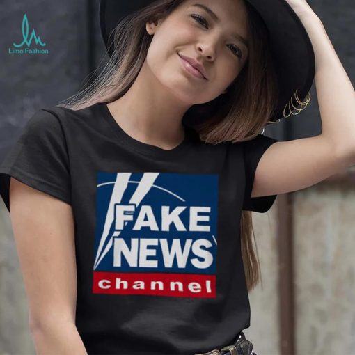 Fake News Channel Shirt Black shirt