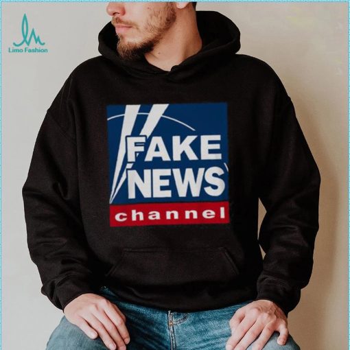 Fake News Channel Shirt Black shirt