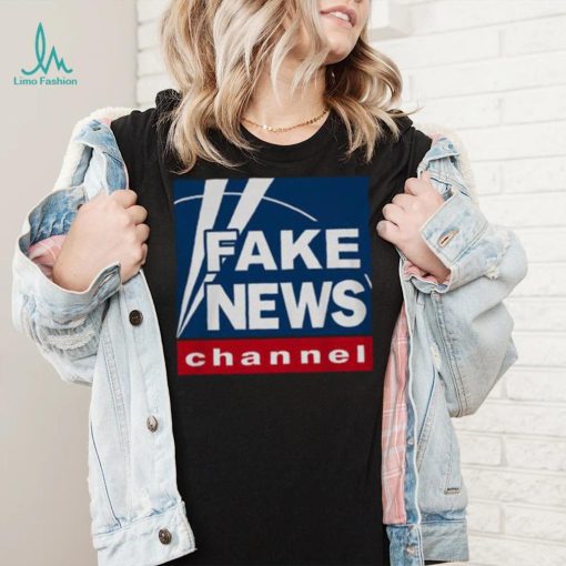 Fake News Channel Shirt Black shirt