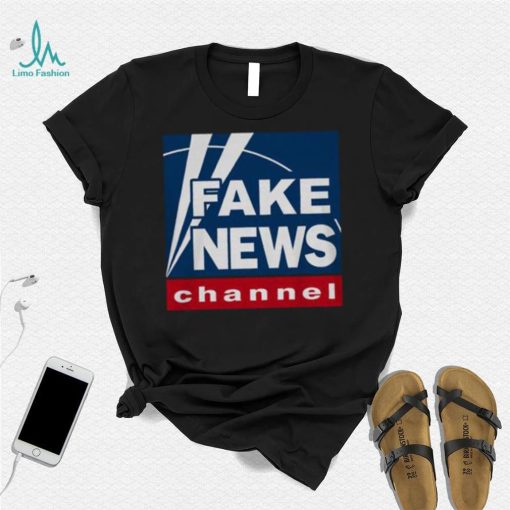 Fake News Channel Shirt Black shirt