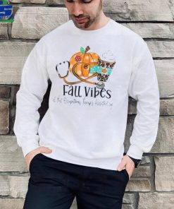 Fall Vibes And Occupational Therapy Assistant Life Pumpkin Leopard T Shirt1