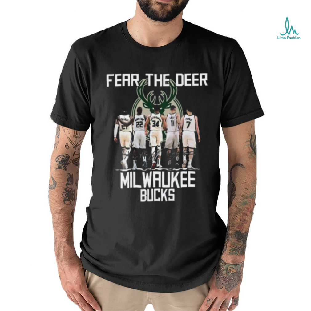 Milwaukee Bucks Fear The Dear Champions 3D Design Hawaiian Shirt For Men  And Women Gift Beach - Freedomdesign
