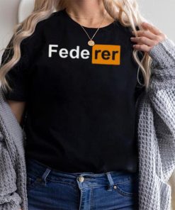 Federer Serve Forehand Backhand Drop Shot Chips Charge Sabr Tweener T Shirt