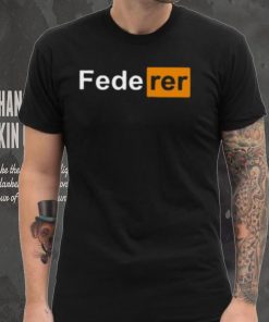 Federer Serve Forehand Backhand Drop Shot Chips Charge Sabr Tweener T Shirt