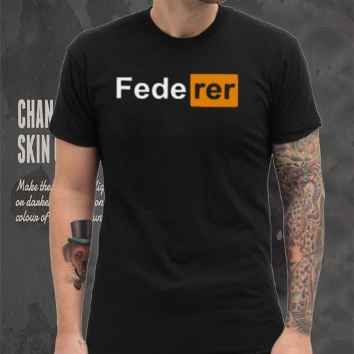 Federer Serve Forehand Backhand Drop Shot Chips Charge Sabr Tweener T Shirt