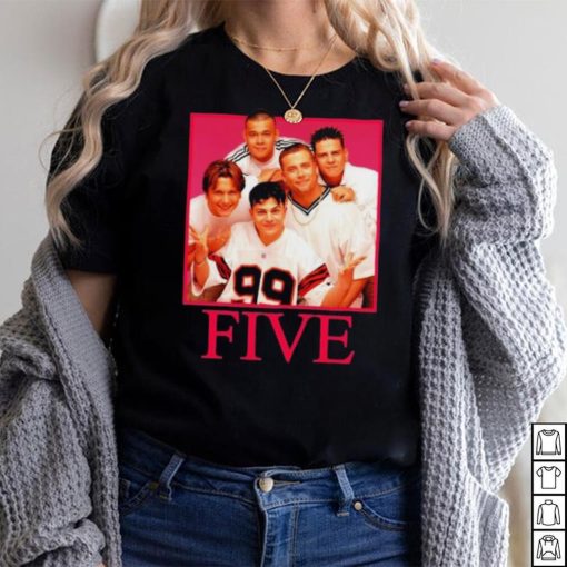 Five Boys band music shirt