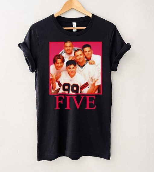 Five Boys band music shirt