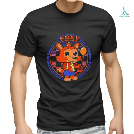 Five Nights at Freddy’s Balloon Foxy Flocked Pop vintage shirt