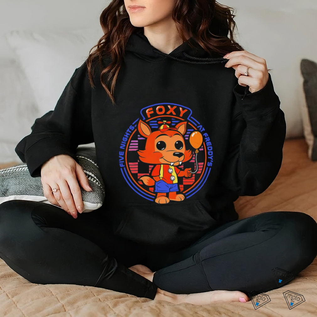 Five Nights at Freddy's Balloon Foxy Flocked Pop vintage shirt