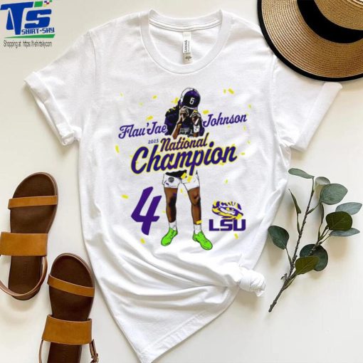 Flau’jae Johnson LSU 2023 Champion sport shirt