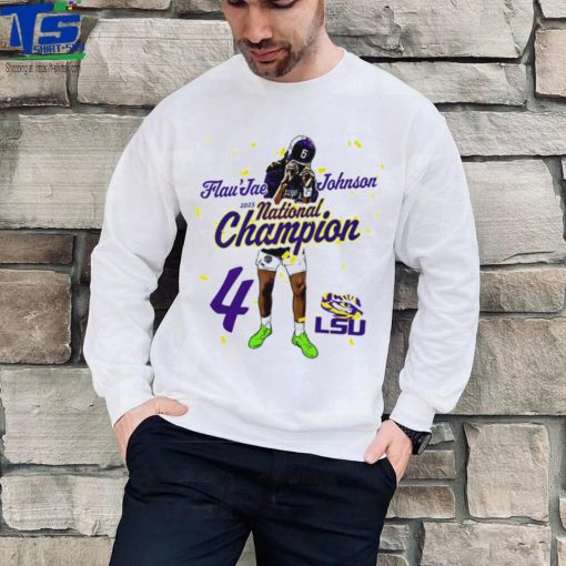 Flau’jae Johnson LSU 2023 Champion sport shirt