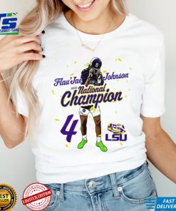 Flau’jae Johnson LSU 2023 Champion sport shirt