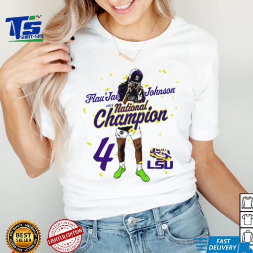 Flau’jae Johnson LSU 2023 Champion sport shirt