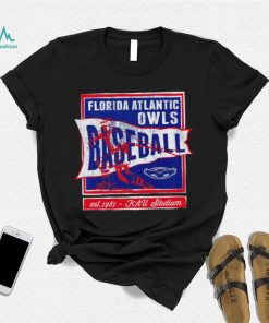 Florida Atlantic Owls Baseball FAU Stadium retro shirt