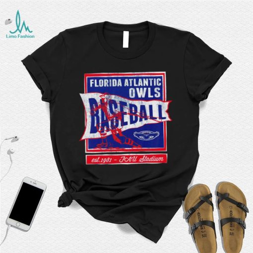 Florida Atlantic Owls Baseball FAU Stadium retro shirt