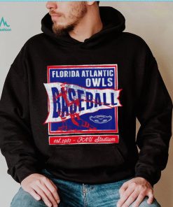 Florida Atlantic Owls Baseball FAU Stadium retro shirt