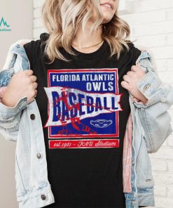 Florida Atlantic Owls Baseball FAU Stadium retro shirt