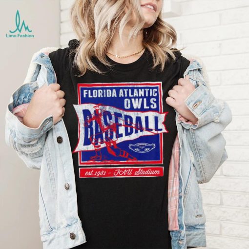 Florida Atlantic Owls Baseball FAU Stadium retro shirt