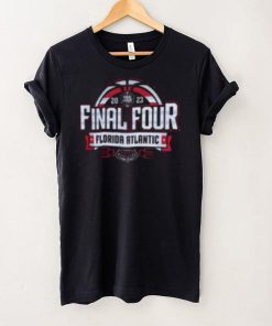 Florida Atlantic Owls Final Four 2023 Basketball Bold Navy T Shirt