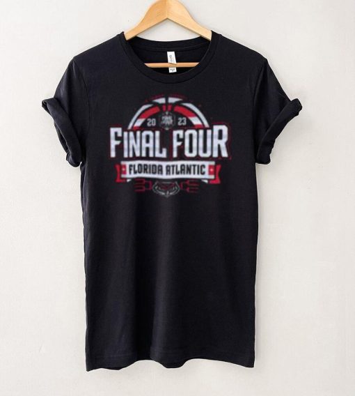 Florida Atlantic Owls Final Four 2023 Basketball Bold Navy T Shirt