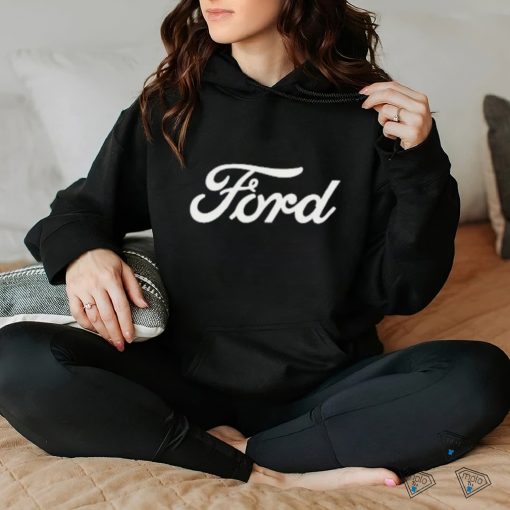 Frankie Muniz Wearing Ford shirt