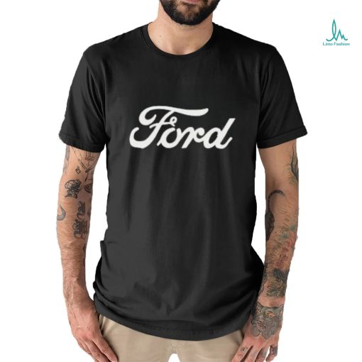 Frankie Muniz Wearing Ford shirt