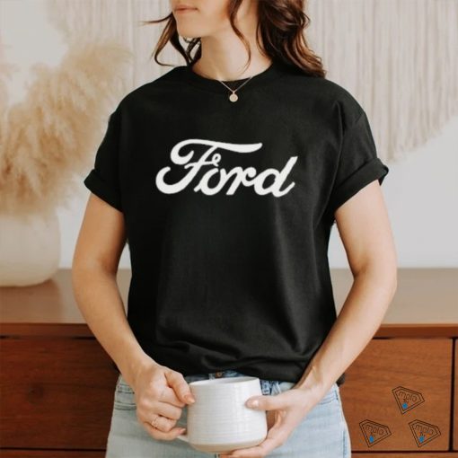 Frankie Muniz Wearing Ford shirt
