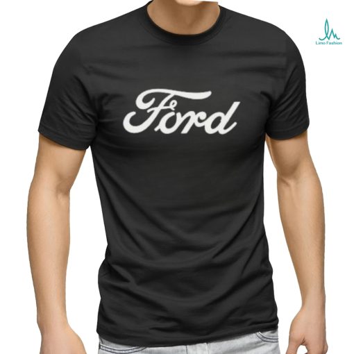Frankie Muniz Wearing Ford shirt
