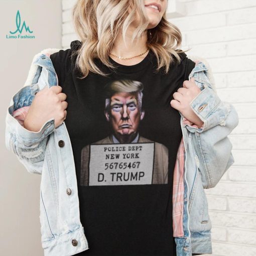 Free Donald Trump Mugshot Photo T shirt