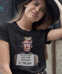 Free Donald Trump Mugshot Photo T shirt