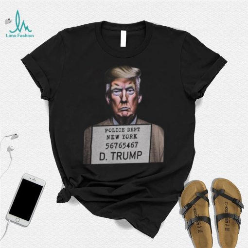 Free Donald Trump Mugshot Photo T shirt