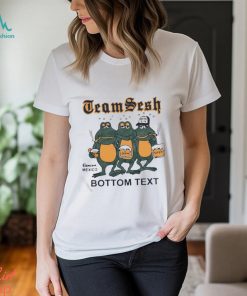 Froggy ringer team sesh cancun Mexico bottom text t shirt