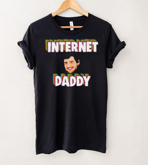 Funny Art Pedro Pascal Internet Daddy logo shirt