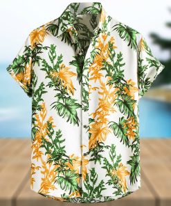 Funny Shirts for Men Spring and Summer Beach Hawaiian Short Sleeved Flower Shirt