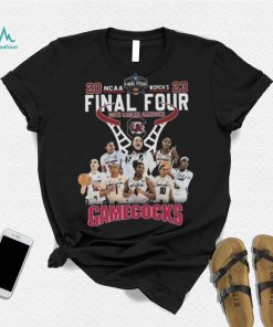 Funny South Carolina Gamecocks all team 2023 ncaa women’s final four signatures shirt