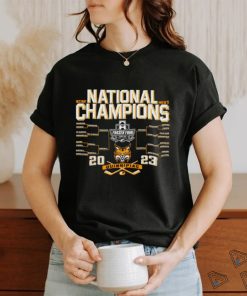 Funny quinnipiac Bobcats 2023 NCAA Men’s Ice Hockey National Champions Bracket shirt