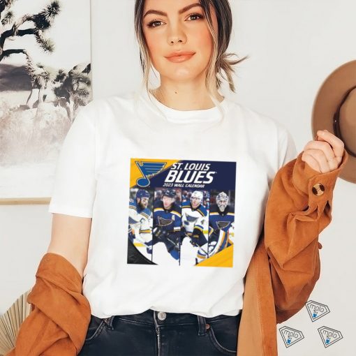 Funny st louis blues 2023 team wall calendar shirt