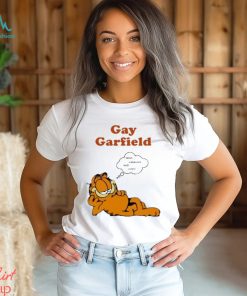 Gay Garfield lasagna and cock t shirt