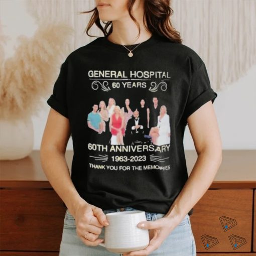 General Hospital 60 Years 60th Anniversary 1963 – 2023 Thank You For The Memories Shirt