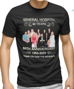 General Hospital 60 Years 60th Anniversary 1963 – 2023 Thank You For The Memories Shirt