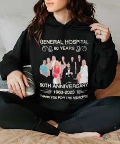 General Hospital 60 Years 60th Anniversary 1963 – 2023 Thank You For The Memories Shirt