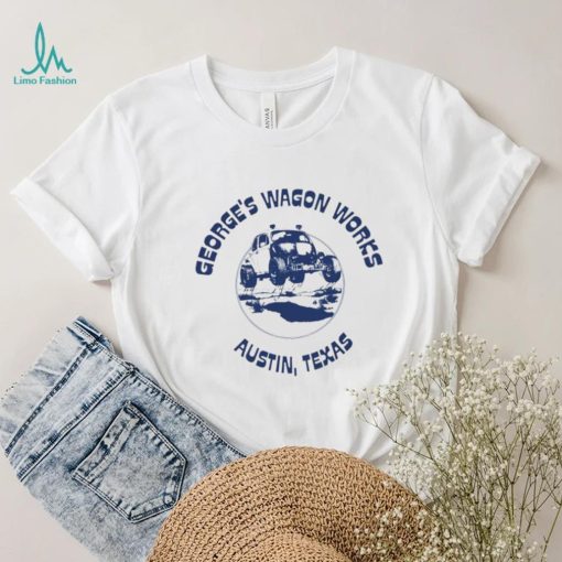 George’s Wagon Works Austin Texas logo shirt