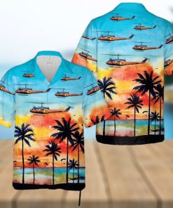 German Army Bell UH 1D Iroquois 73+08 Good Bye Huey Livery Hawaiian Shirt