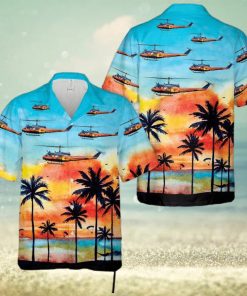 German Army Bell UH 1D Iroquois 73+08 Good Bye Huey Livery Hawaiian Shirt